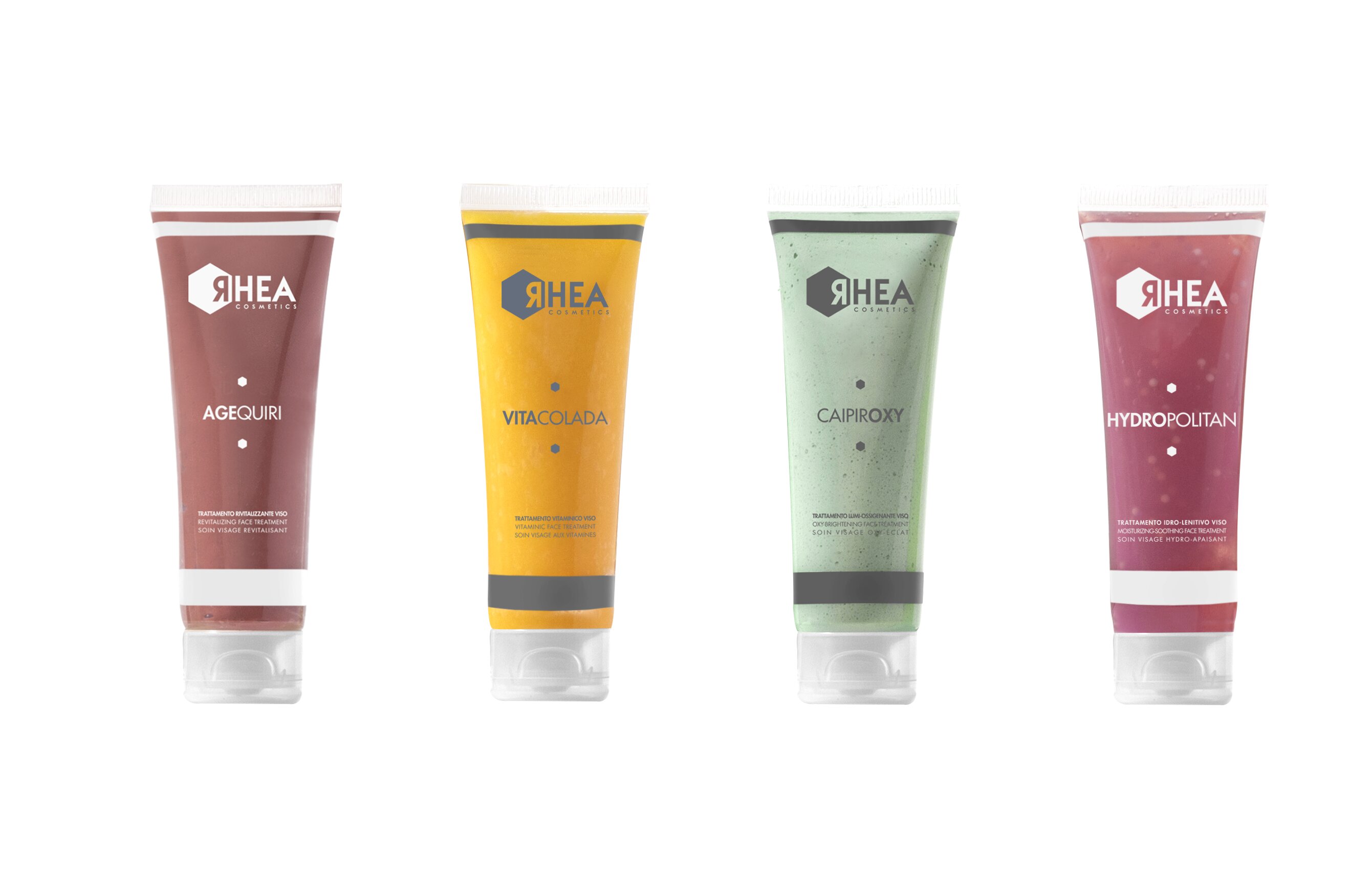 Киснево-освітлювальна процедура для обличчя RHEA Cosmetics CaipirOxy Mask
